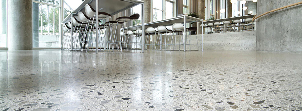 Leštěné betonové podlahy